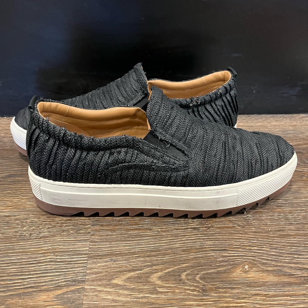 Ferragamo Black Slip On Sneakers